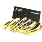 Judi Gold Hoop Earring Set