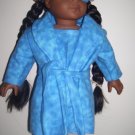SOLD      Short sleeved nightgown w/robe and eye mask American Girl Doll