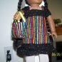 American Girl doll dress, shrug and tote bag