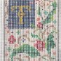 FLORENTINE INITIAL hand-painted canvas with Bonus thread and beads