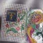 FLORENTINE INITIAL hand-painted canvas with Bonus thread and beads