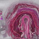 ROSE PINK Scrapbooking Fibers and Embellishments