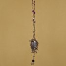 Handmade Pearl, Amethyst, and Agate Necklace