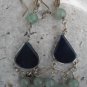 Handmade Aventurine and Glass Earrings