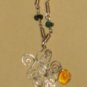 Handmade Amber and Turquoise Necklace