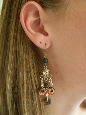 Handmade Jasper Earrings