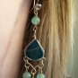 Handmade Aventurine and Glass Earrings