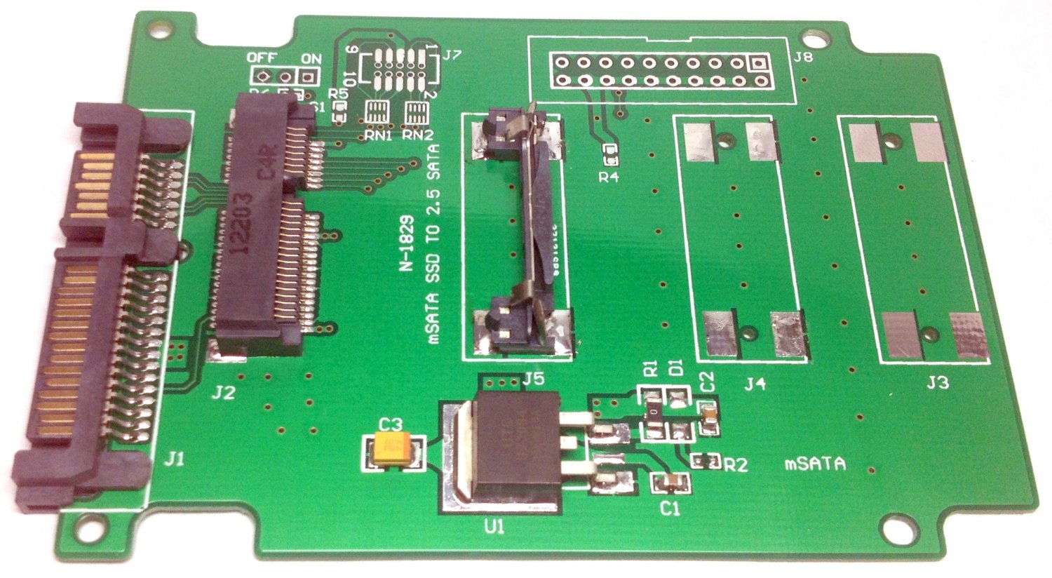 Подключение msata ssd в разъем mini pci e