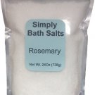 Rosemary natural bath salt with organic oils