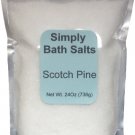 Scotch Pine natural bath salt with organic oils