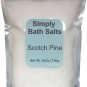 Scotch Pine natural bath salt with organic oils