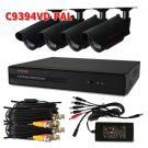 KARE 4 CH CCTV Security Surveillance DVR Outdoor LED IR Camera System 500GB HDD