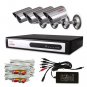 KARE 8 CH Surveillance DVR 4 Outdoor IR Security Camera System w/ SONY CCD 500GB