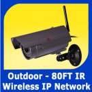 Outdoor Wireelss Security Surveillance IP Network Camera 80FT IR Night Vision