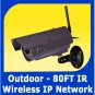 Outdoor Wireelss Security Surveillance IP Network Camera 80FT IR Night Vision