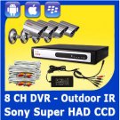 KARE 8 Channel Security Camera System with 4 Sony Super HAD CCD Cameras and Internet/Mobile Viewing