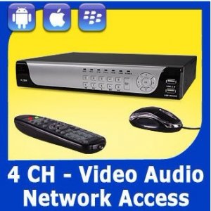 KARE 4 CH CCTV Real Time Video Audio Recorder Security Surveillance DVR System