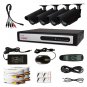 KARE CCTV 8 CH Surveillance DVR 4 Outdoor LED IR Security Camera System 500GB HD