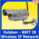 Outdoor Wireelss Security Surveillance IP Network Camera 80FT IR Night Vision