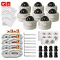 KARE 8 Pack Vandalproof Vari-focal 4-9mm Security Surveillance Camera w/ SONY CCD+18m Cable