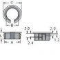 1000 pcs OSB-13 Snap Bushing (Open/Close) good quality ROHS