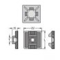 500 pcs HC-102 Self Adhesive Tie Mount good quality ROHS