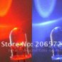 500 pcs 5mm super bright white to red and blue LED Double color Automatic flashing  ROHS