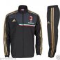 Top thai 100% same AC milan black 2013/14 N98 tracksuit