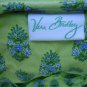 Vera Bradley Citrus Mini Zip Wallet & Matching Jewelry Case