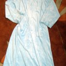 NEW Karen Neuburger VELOUR Sky Blue BATHROBE Robe Small