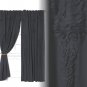 Anthropologie Scattering Petals Curtain Deep Indigo 50" x 108" One Panel NWT