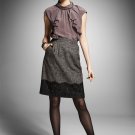 Classiques Entier Myrrah Lace Detail Skirt 2 Small NWT