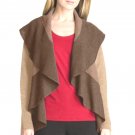XS Eileen Fisher Colorblock Flutter Cardigan $278 Felted Merino Wool Camel Brown XSmall XS Eileen Fisher Colorblock Flutter Cardigan $278 Felted Merino Wool Camel Brown XSmall