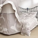 Anthropologie Enes Bedskirt Twin Grey Gray Cotton Percale Anthropologie Enes Bedskirt Twin Grey Gray Cotton Percale