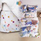 Anthropologie Petherton Full Bedskirt Cotton Whimsical Dots Cheerful NIP