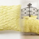2 Pcs Anthropologie Ebba Jersey Euro Shams Yellow Chartreuse One Pair 2 Pcs Anthropologie Ebba Jersey Euro Shams Yellow Chartreuse One Pair