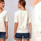M Anthropologie Embroidered Posies Sweatshirt Ivory Top Medium 6 8 NWT Saturday/Sunday M Anthropologie Embroidered Posies Sweatshirt Ivory Top Medium 6 8 NWT Saturday/Sunday