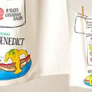Anthropologie Recipe Dishtowel Eggs Benedict Cotton Machine Wash