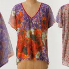 XS / S Anthropologie Panoramic V-Neck Top Blouse XSmall / Small $78