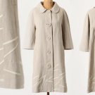 $198 10P Anthropologie Diagonals Coat Large Petite Linen Elevenses