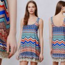 S Anthropologie Soleil Shift Small 2 4 Dress Blue Motif Lace Hem Detailing S Anthropologie Soleil Shift Small 2 4 Dress Blue Motif Lace Hem Detailing