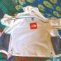 North Face TKA Fleece Jacket Small 2 4 Full Zip Vintage White Grey Trim NWT