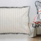 2 Pcs Anthropologie Kitami Standard Shams Pair Cotton NIP Fred Shand Zigzag 2 Pcs Anthropologie Kitami Standard Shams Pair Cotton NIP Fred Shand Zigzag