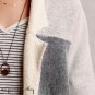 Anthropologie Lindsome Gallery Jacket XSmall 0 2 Grey SOFT Deconstruced Terry