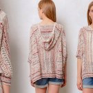 Anthropologie Spliced Eyelet Poncho Hooded Small / Medium Moth NWT Anthropologie Spliced Eyelet Poncho Hooded Small / Medium Moth NWT