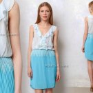 $168 Anthropologie Ruffled Tides Dress 8 Medium Sky Blue Sachin + Babi $168 Anthropologie Ruffled Tides Dress 8 Medium Sky Blue Sachin + Babi