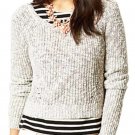 Anthropologie Dara Midi Pullover Sweater Top XLarge 12 14 Blue Motif Italy Anthropologie Dara Midi Pullover Sweater Top XLarge 12 14 Blue Motif Italy