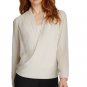$258 Eileen Fisher Natural Drape Front Top XSmall 0 2 Bone The Fisher Project