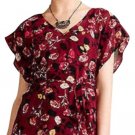 Anthropologie Rose Garden Kimono Blouse & Cami Large 10 12 Wine Top Crochet Inset Anthropologie Rose Garden Kimono Blouse & Cami Large 10 12 Wine Top Crochet Inset