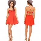 Free People Smile My Way Mini Dress Medium 6 8 Orange Whimsical Free People Smile My Way Mini Dress Medium 6 8 Orange Whimsical